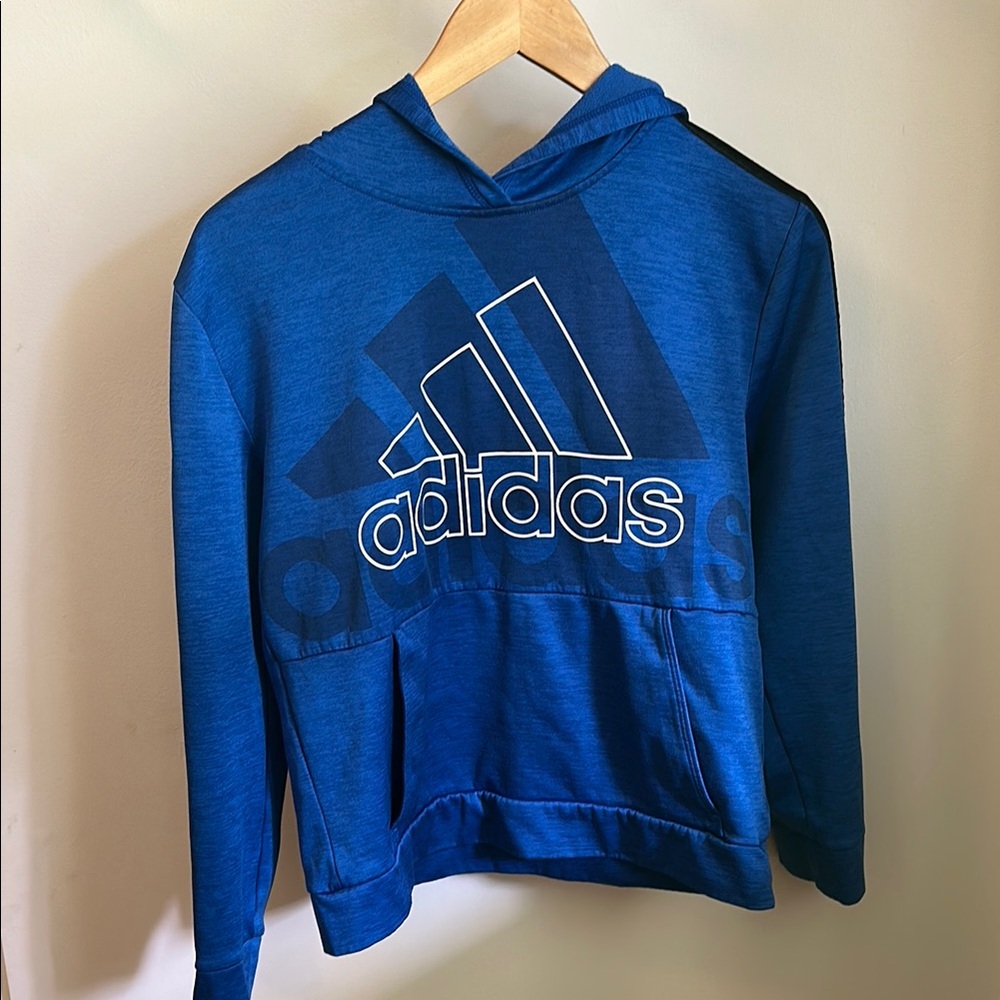 Adidas Royal Blue Logo Hoodie